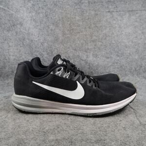 Nike Shoes Womens 10.5 Athletic Trainer Zoom Structure 21 Running Sneakers Black
